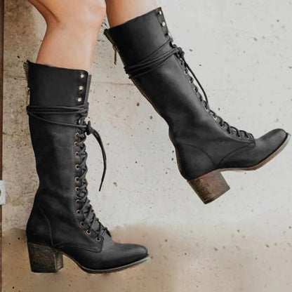 Trendy High Heel Knee High Boots for Women - Nocini