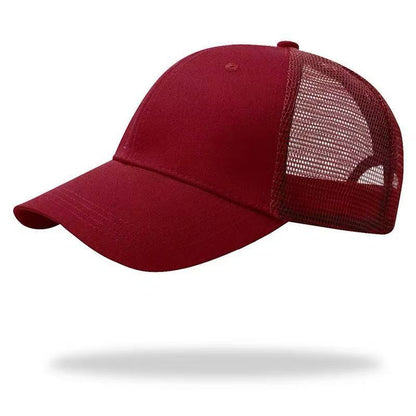 Sporty Ponytail Baseball Cap for Women