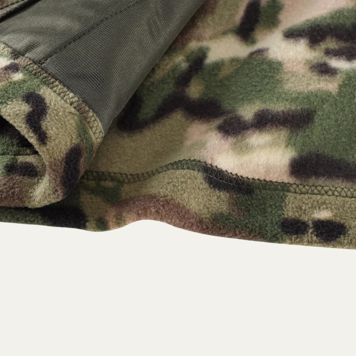 Warm Camo Fleece Jacket for Men
