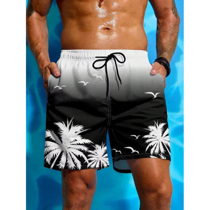 Comfortable Men's Beach Shorts Quick Dry Medium Length - Nocini