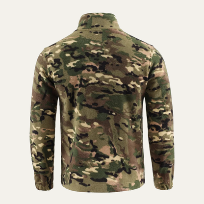 Warm Camo Fleece Jacket for Men