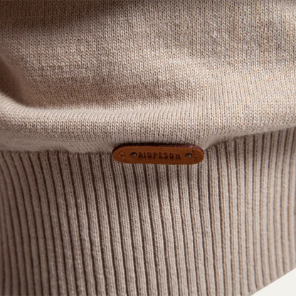 Classic Crew Neck Mens Knit Sweater