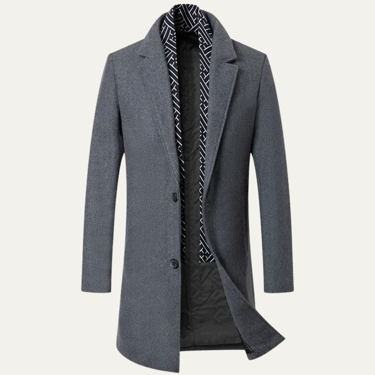 Luxury Mens Wool Pea Coat