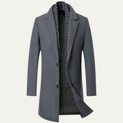 Luxury Mens Wool Pea Coat