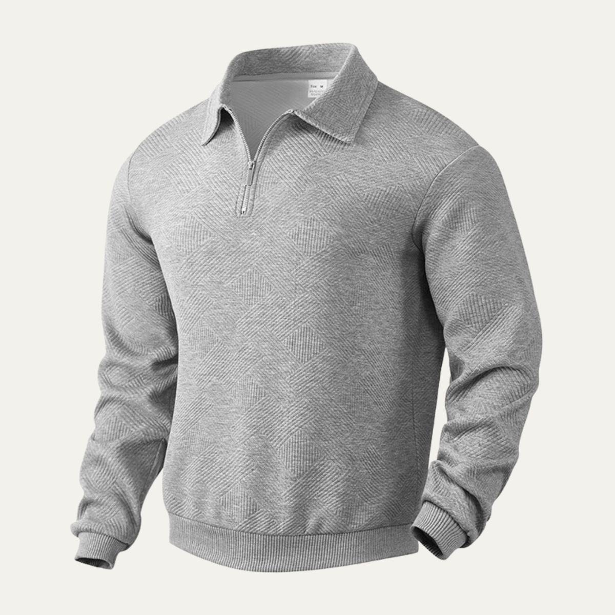 Classic Men's Breathable Quarter Zip Sweater