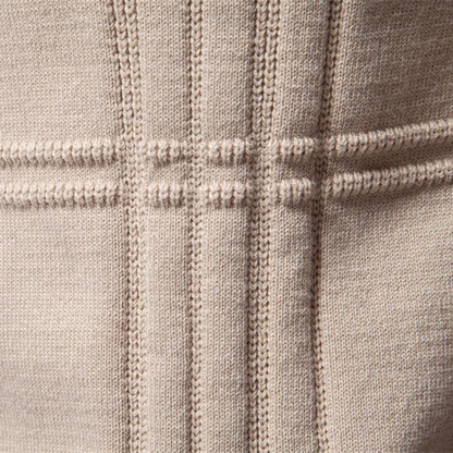 Classic Crew Neck Mens Knit Sweater