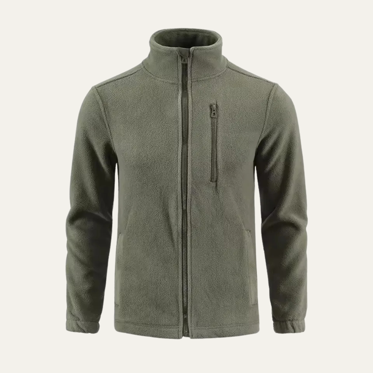 Warm Men's Full Zip Fleece Jacket - Nocini
