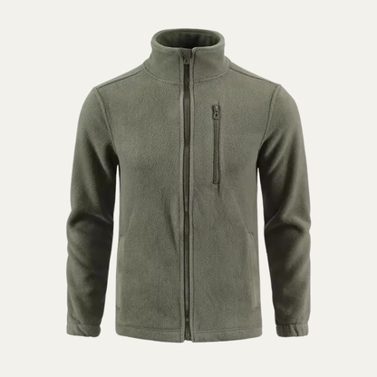 Warm Men's Full Zip Fleece Jacket - Nocini