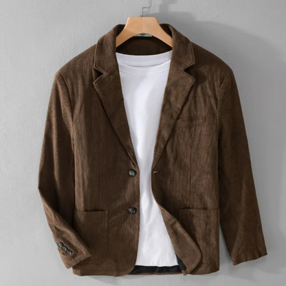 Classic Men's Corduroy Smart Work Jacket