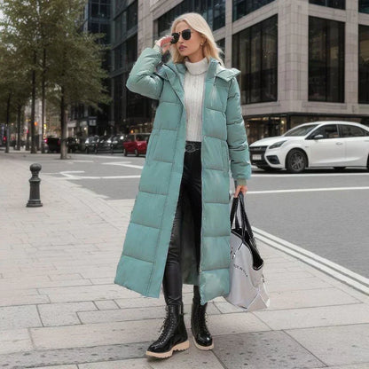 Ladies Insulated Parka Coat Waterproof Quilted Jacket