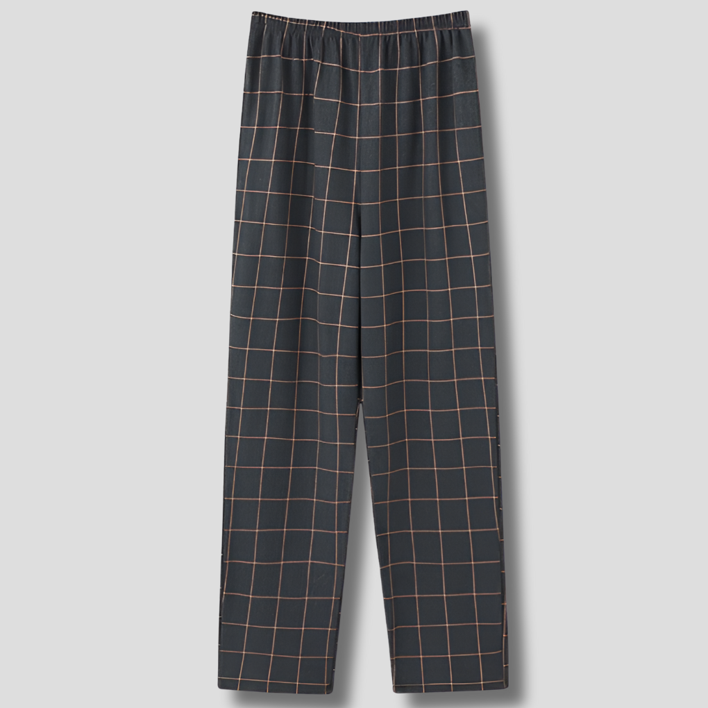 Soft Plaid Mens Sleep Pants 3-Pack