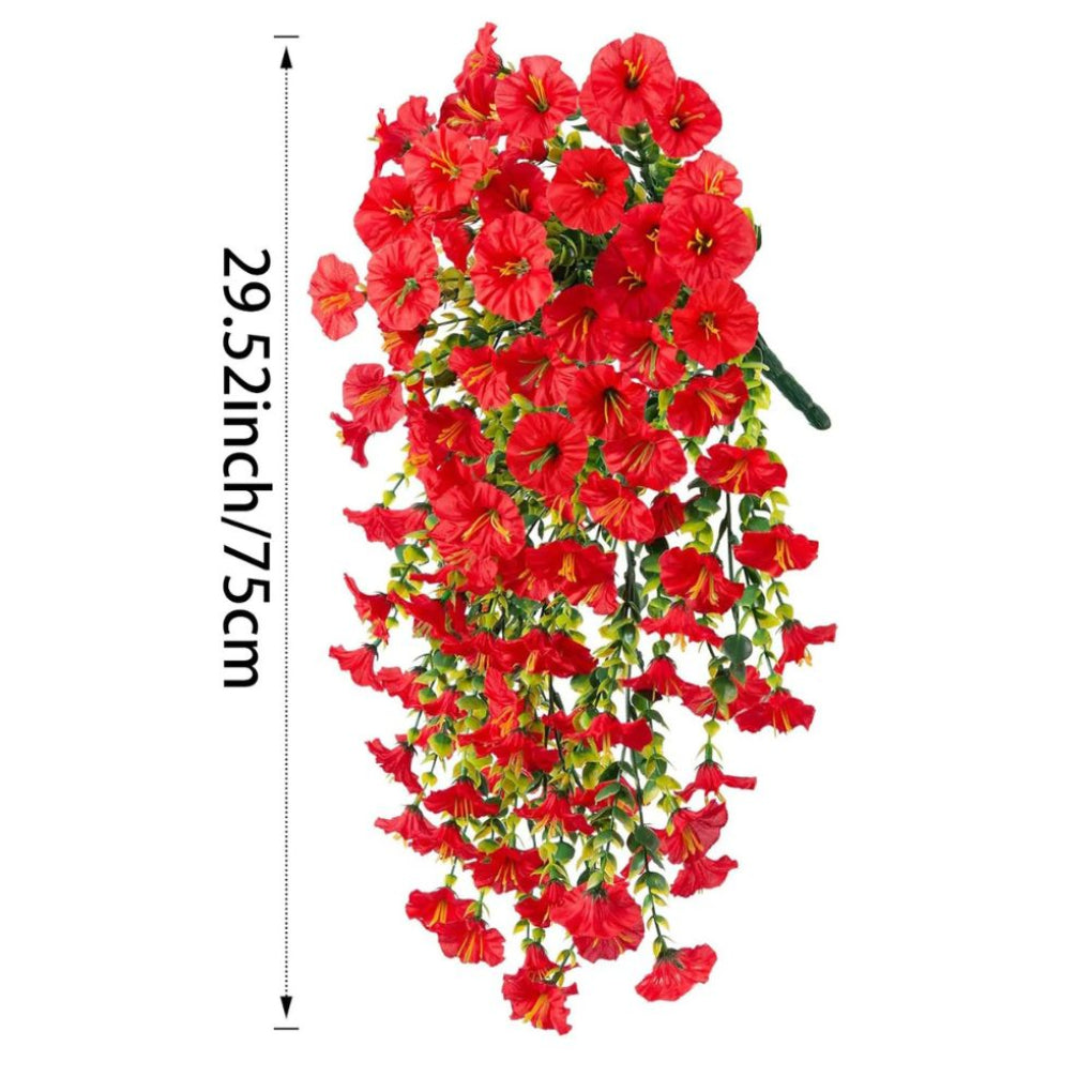 Durable Outdoor Artificial Flower Hanging Decoration