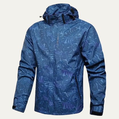 Waterproof Men's Breathable Windbreaker Hiking Jacket with Hood