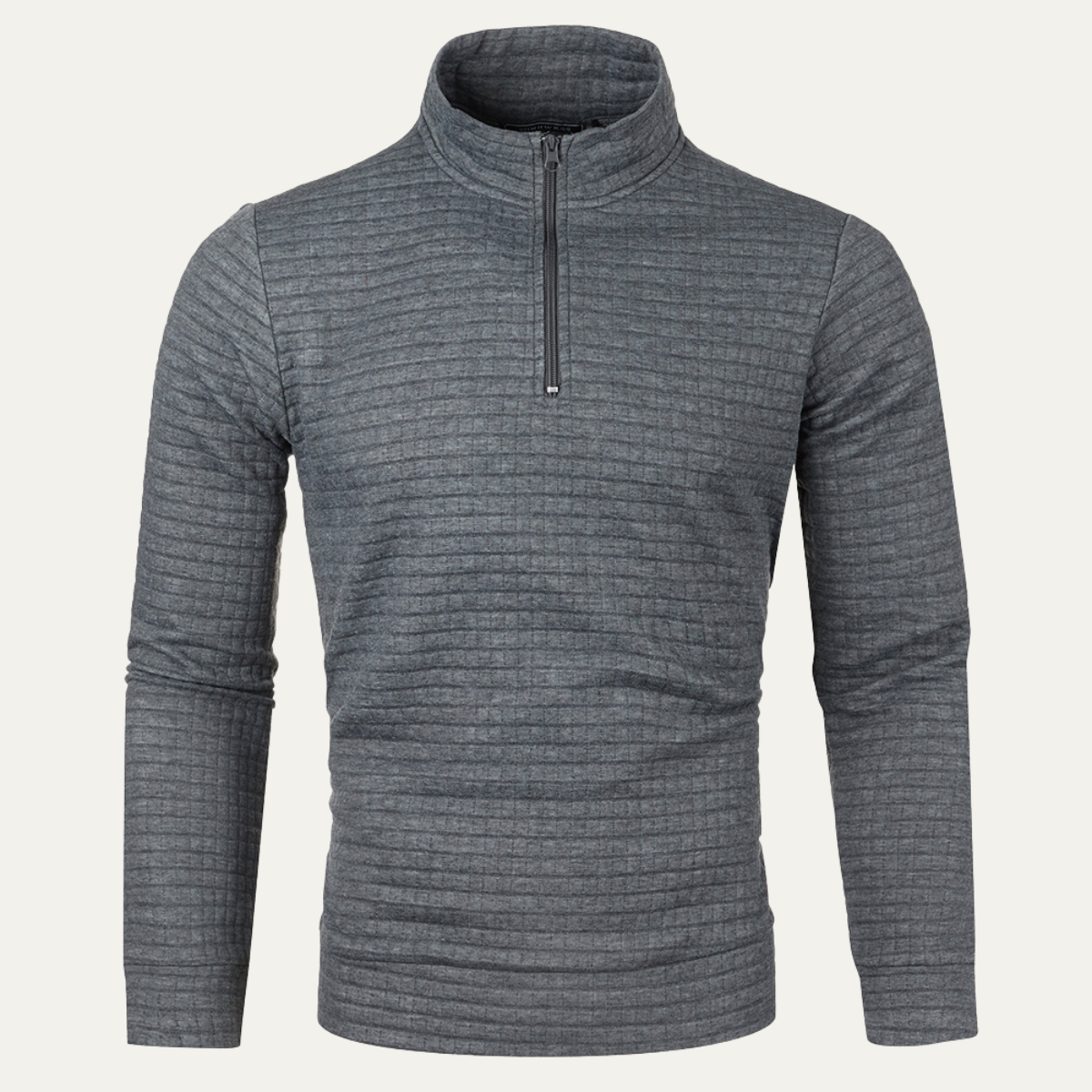Comfortable Men's Breathable Quarter Zip Fleece Sweater