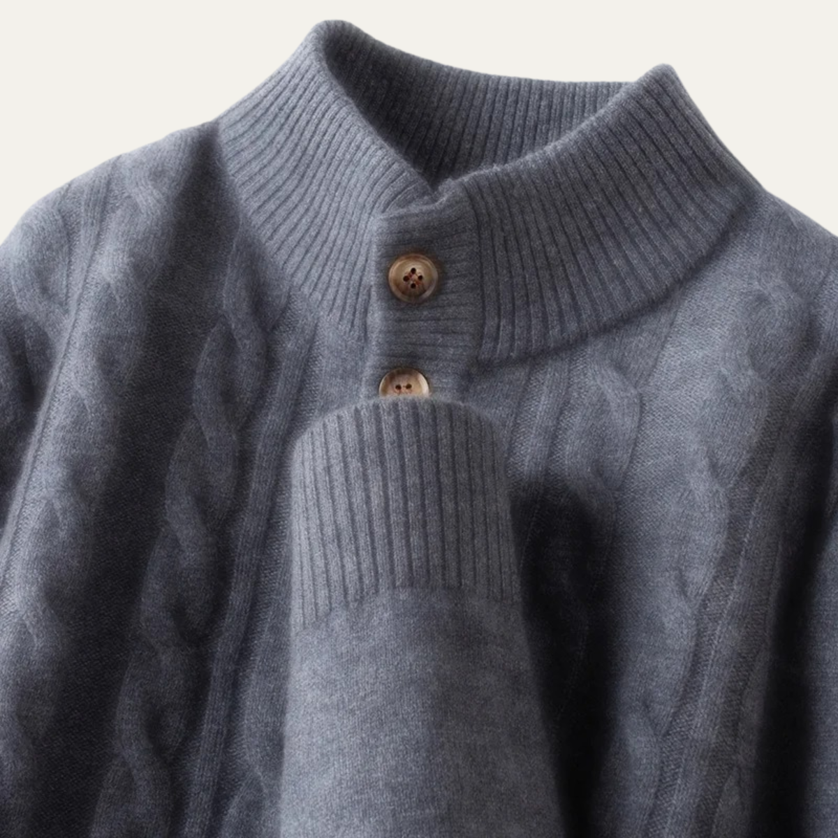 Warm Men's Crew Neck Cashmere Sweater