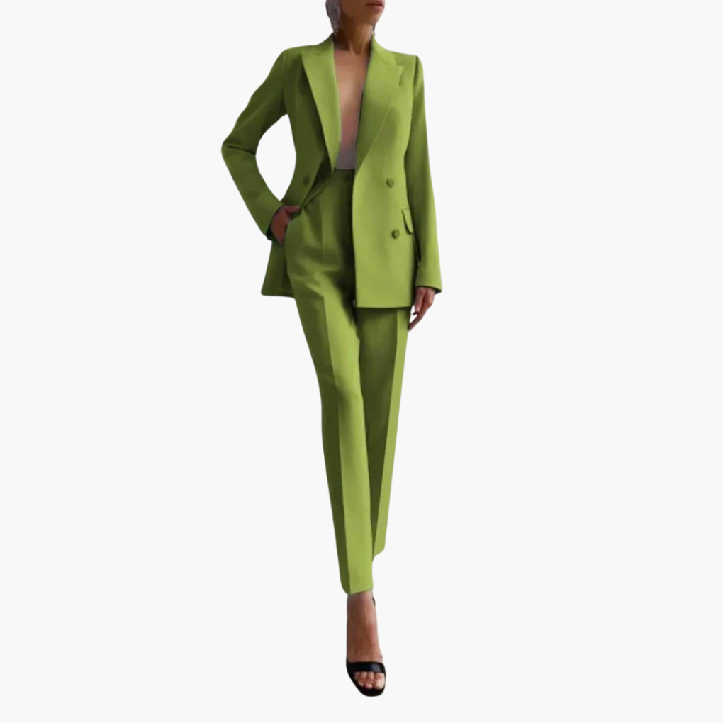 Ladies Business Jacket and Pant Set