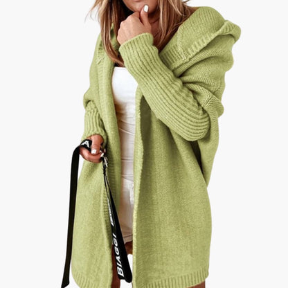Cozy Women's Open Front Hooded Sweater