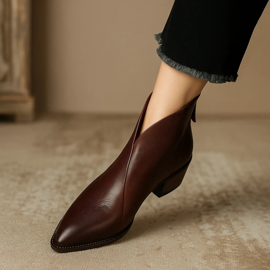 Elegant Women's Low Heel Boots