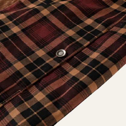 Warm Plaid Flannel Jacket for Men
