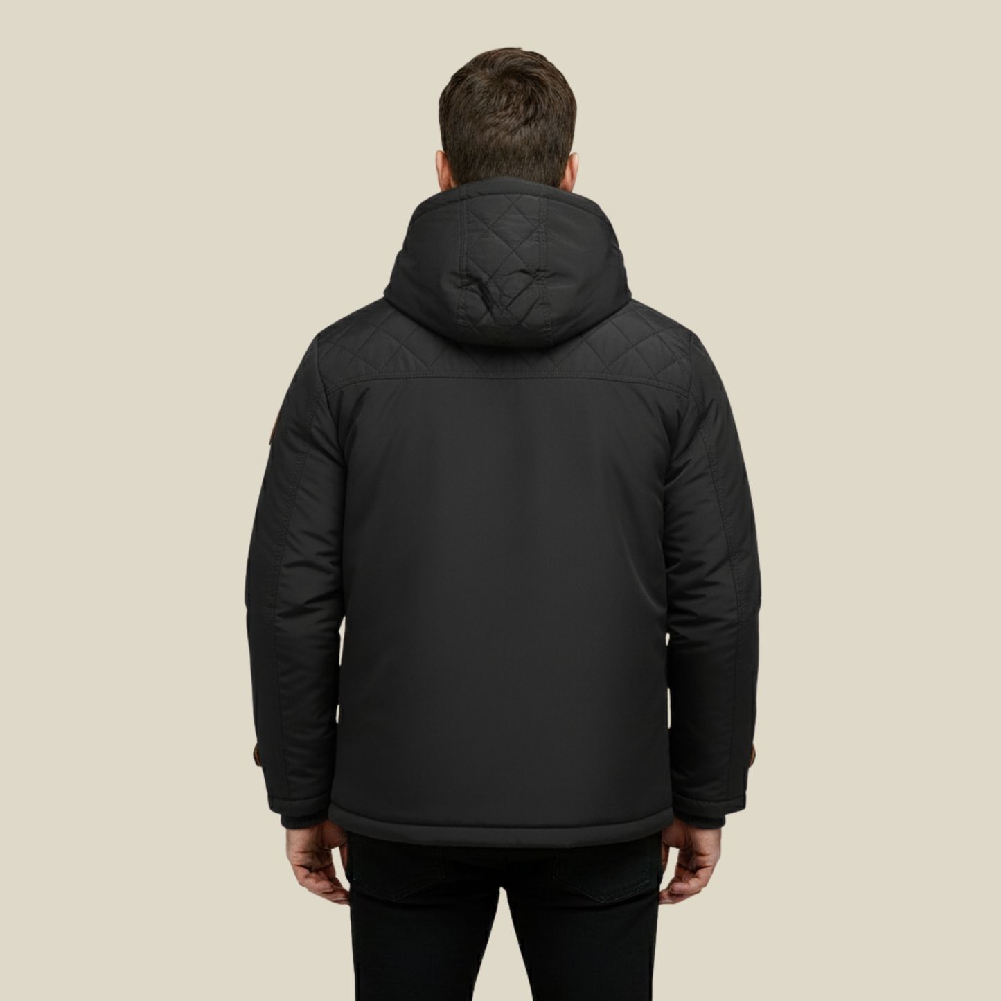 Warm Waterproof Men's Hooded Parka Jacket