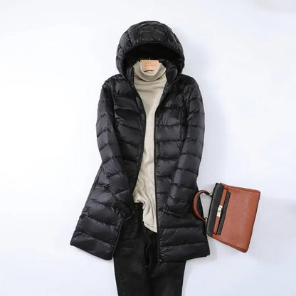 Cozy Women's Down Filled Parka Jacket