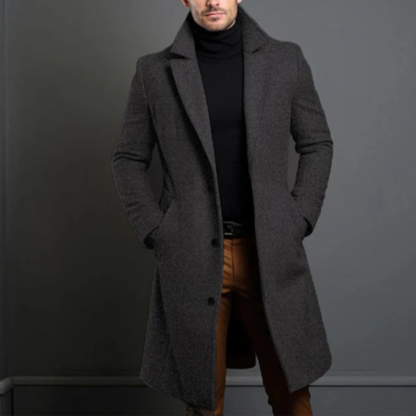 Warm Classic Mens Wool Pea Coat