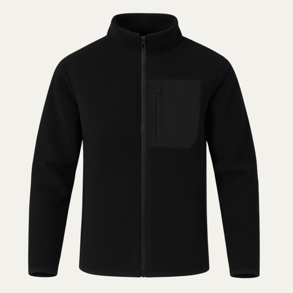Warm Men's Zipper Thermal Fleece Jacket - Nocini