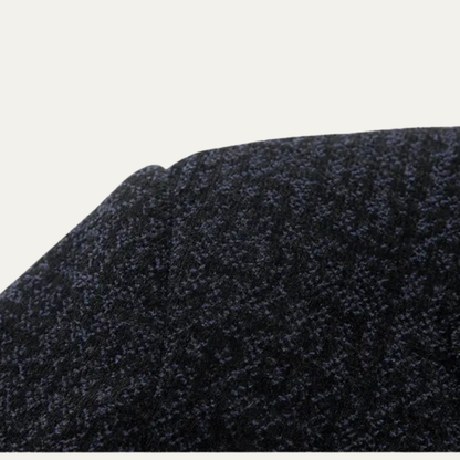 Luxury Men's Wool Blazer with Faux Fur Lining
