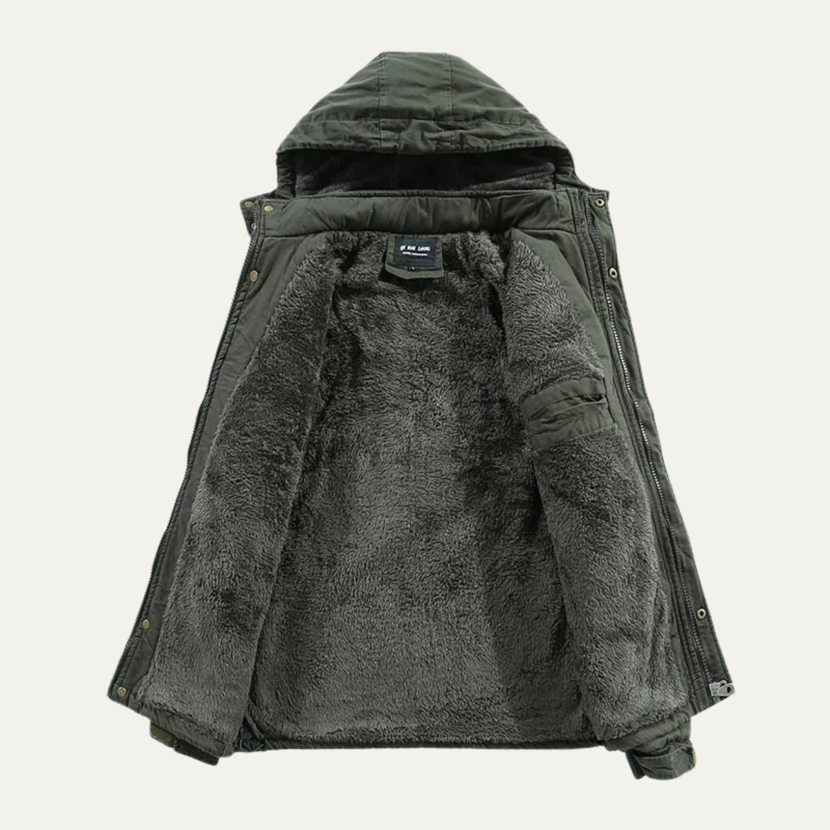 Comfy Men's Hoodie Jacket with Soft Fleece Lining