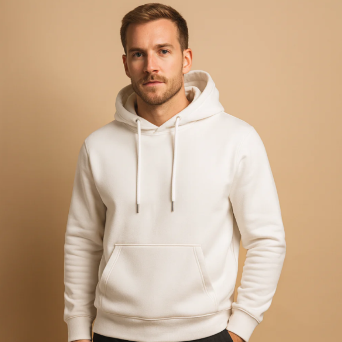 Comfortable Men's Hooded Sweatshirt with Pocket