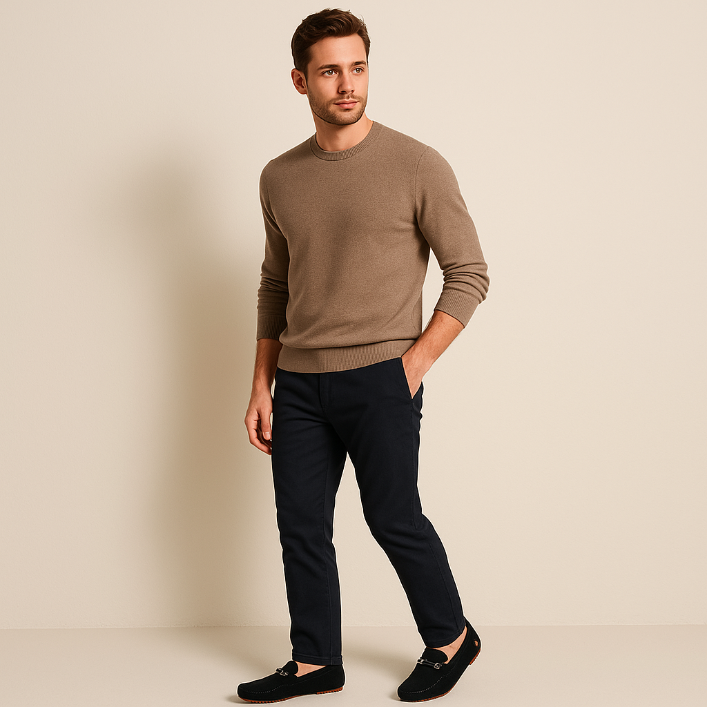 Elegant Suede Loafers Men Premium Dress Shoes-The British Gentlemen