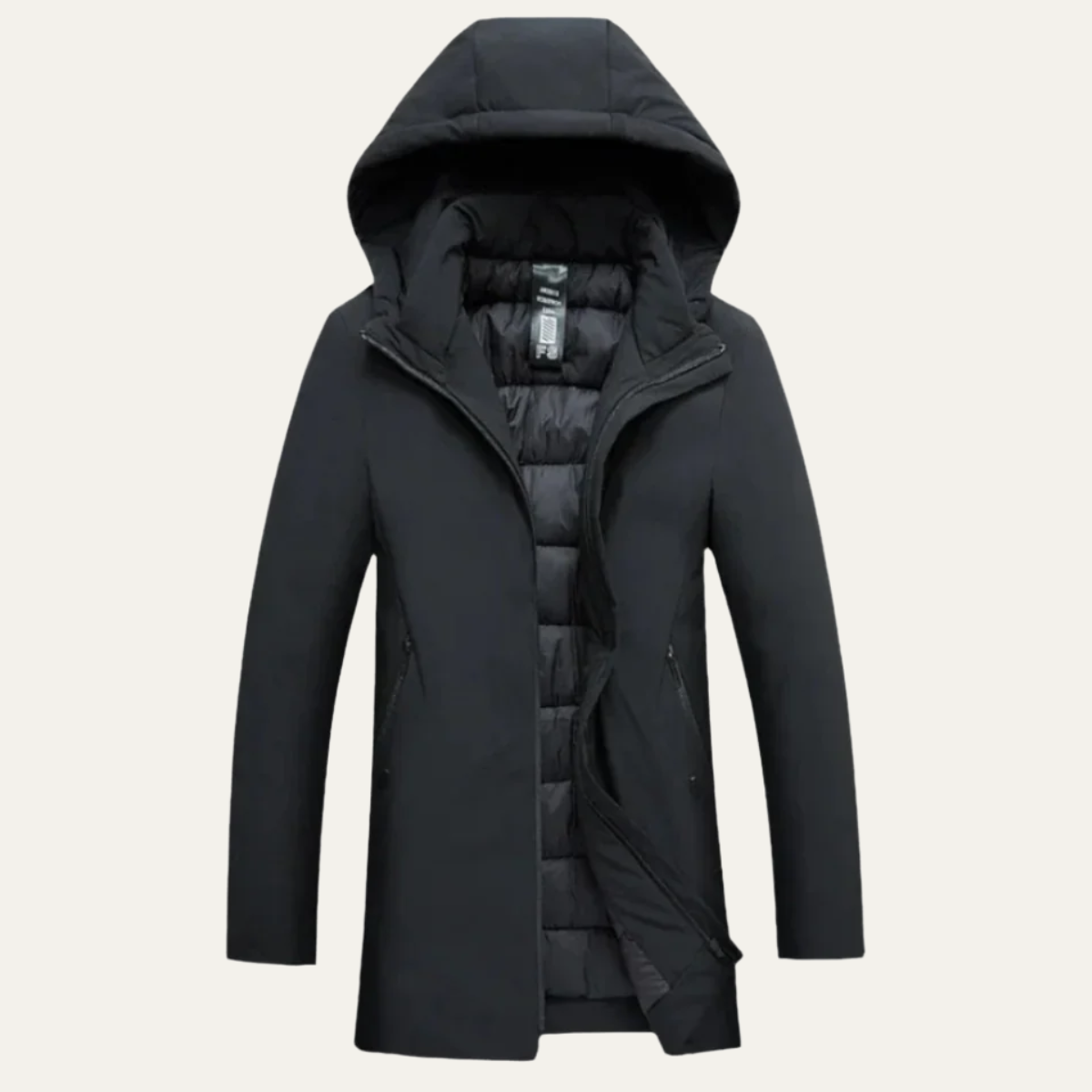 Warm Waterproof Men's Winter Parka Coat with Hood