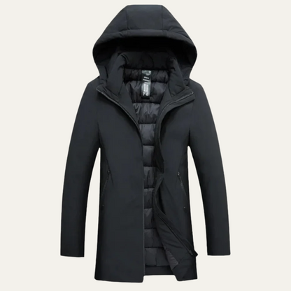 Warm Waterproof Men's Winter Parka Coat with Hood