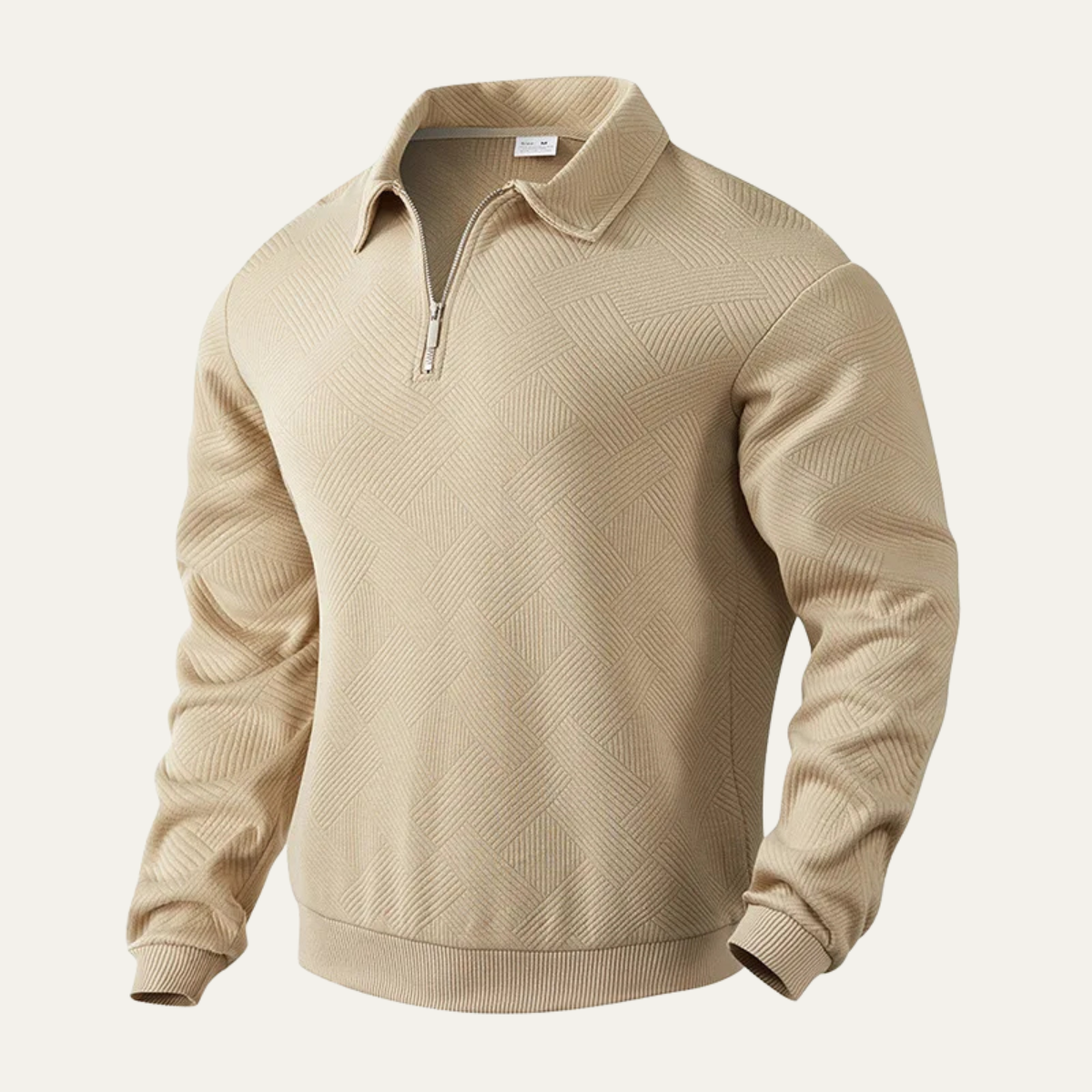 Classic Men's Breathable Quarter Zip Sweater - Nocini