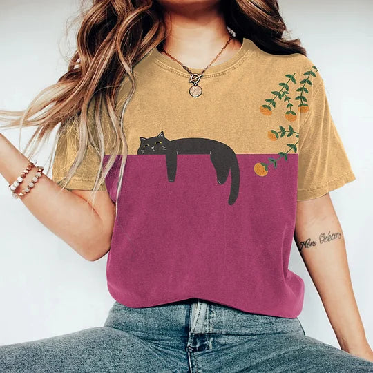 Comfy Casual Women's Graphic Tee Shirt