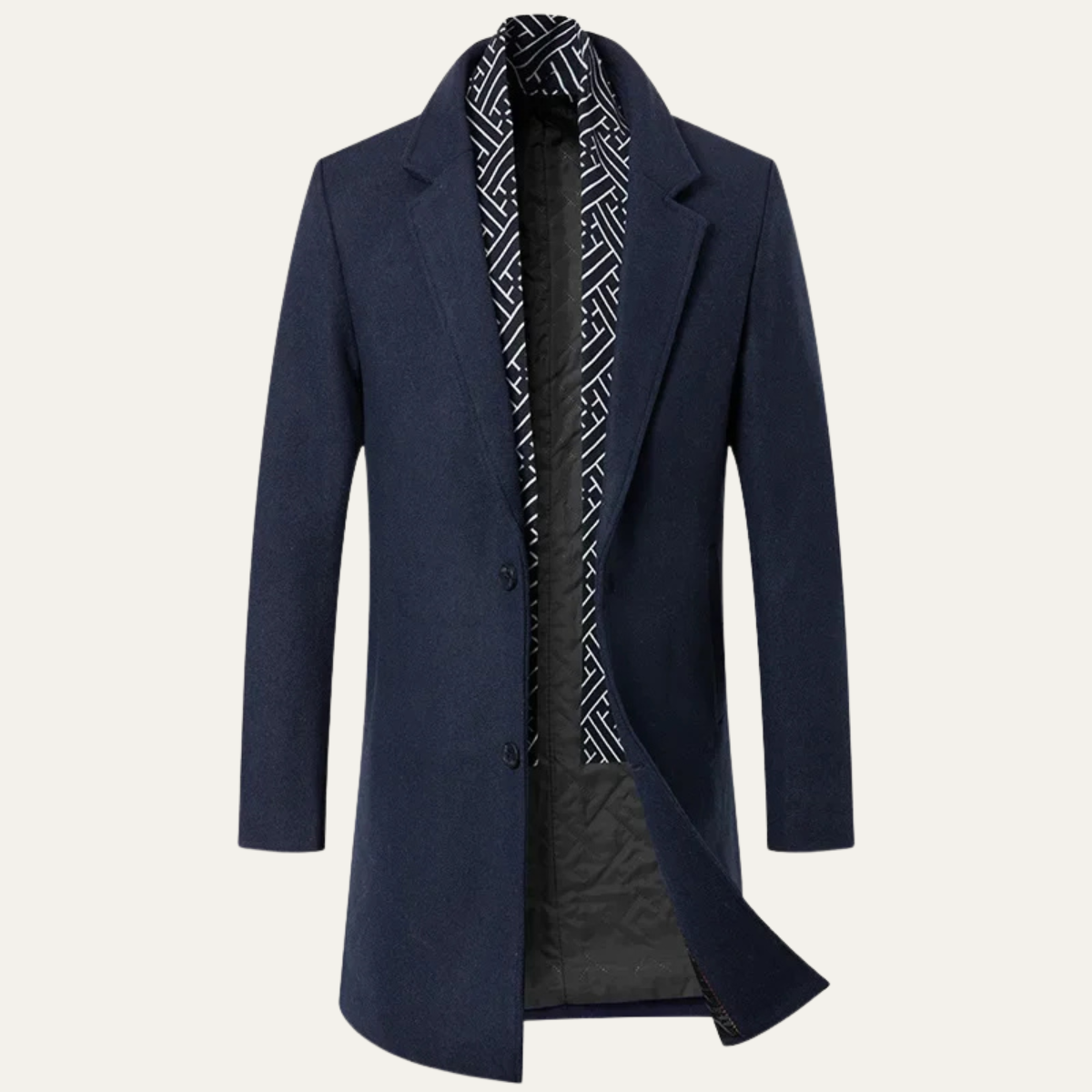 Luxury Mens Wool Pea Coat