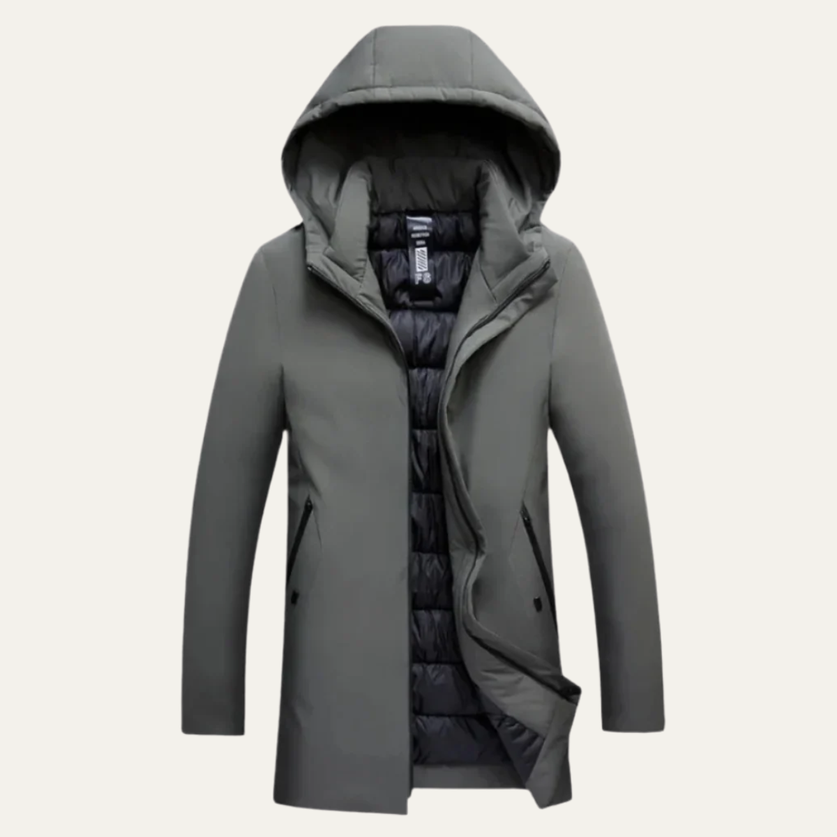 Warm Waterproof Men's Winter Parka Coat with Hood - Nocini