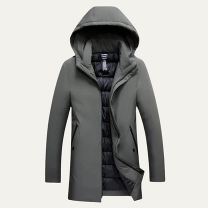 Warm Waterproof Men's Winter Parka Coat with Hood - Nocini