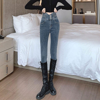 Comfort Fit Ladies High Rise Jeans