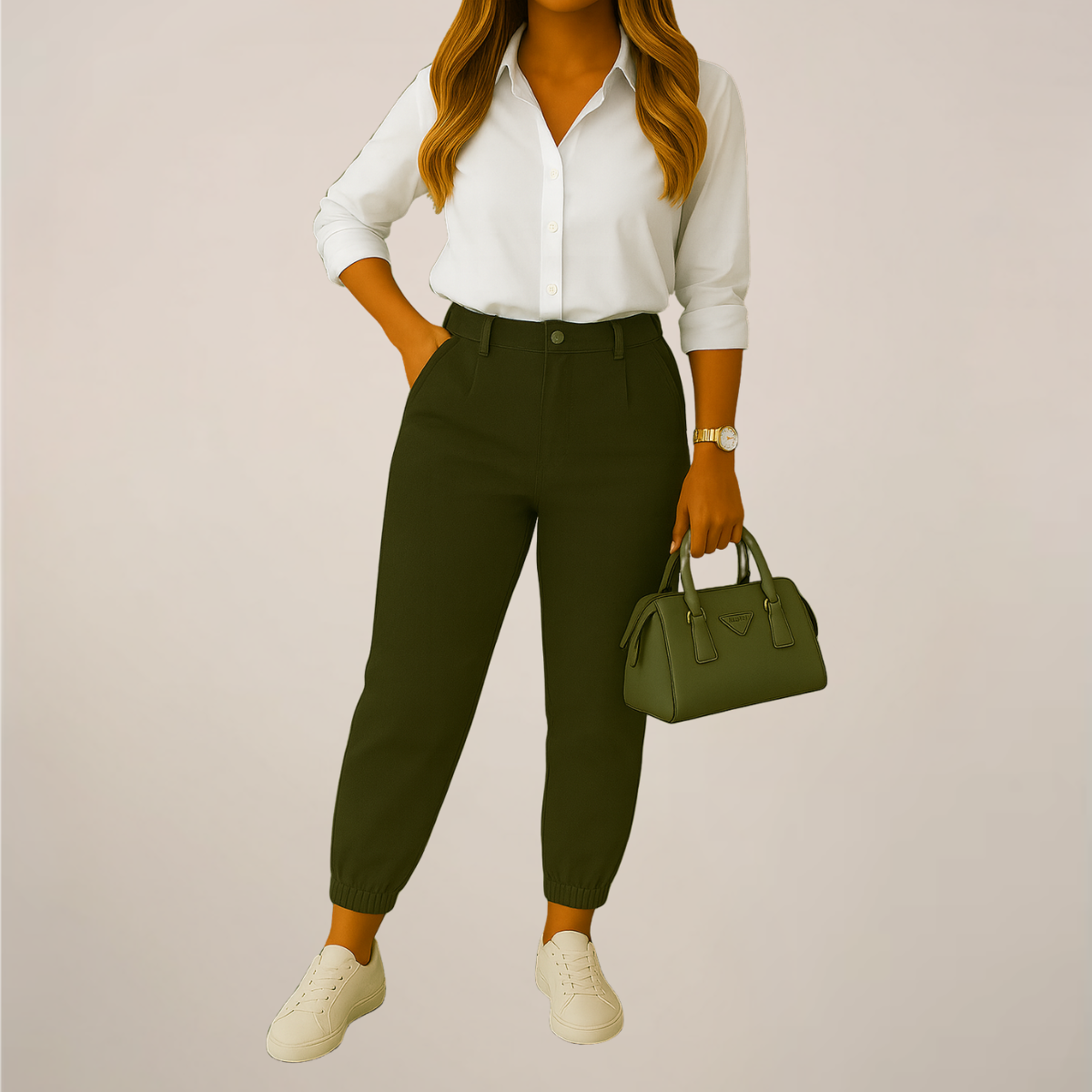 Stylish Women's Fit Office Trousers