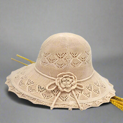 Chic Floral Summer Hat for Ladies