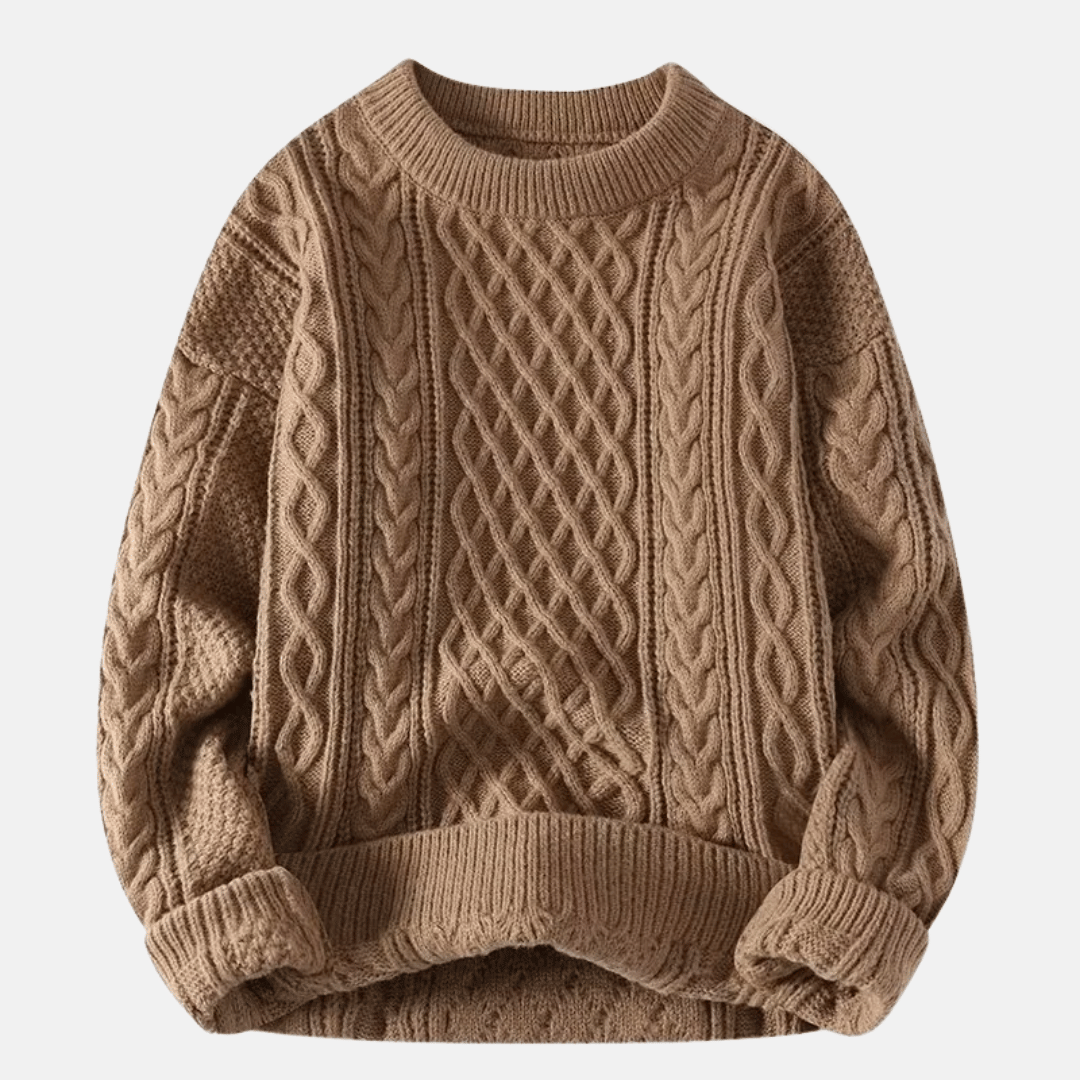 Classic Crew Neck Warm Winter Sweater - Olytrend
