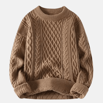 Classic Crew Neck Warm Winter Sweater - Olytrend
