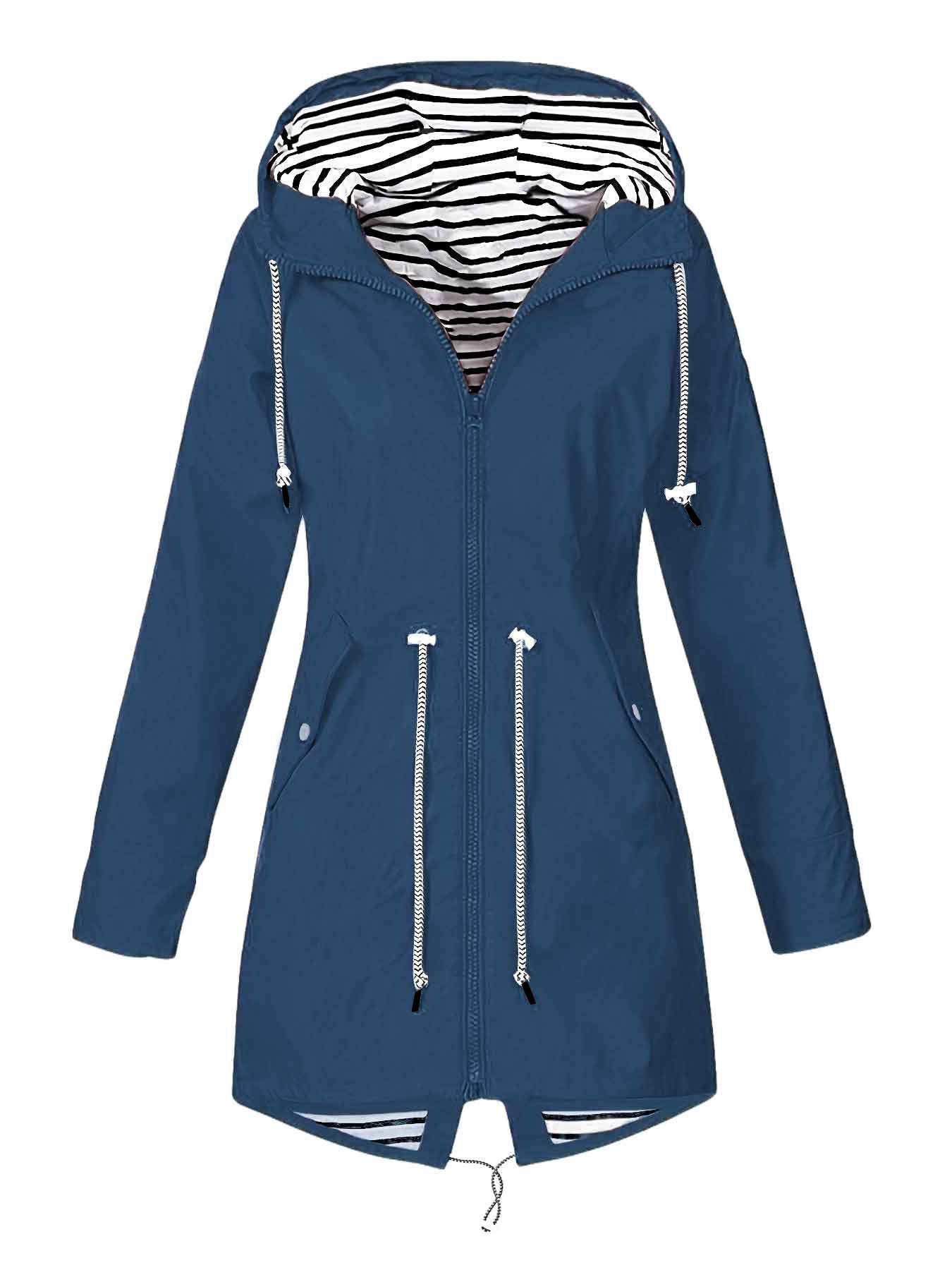 Rainproof Parka Coat for Ladies