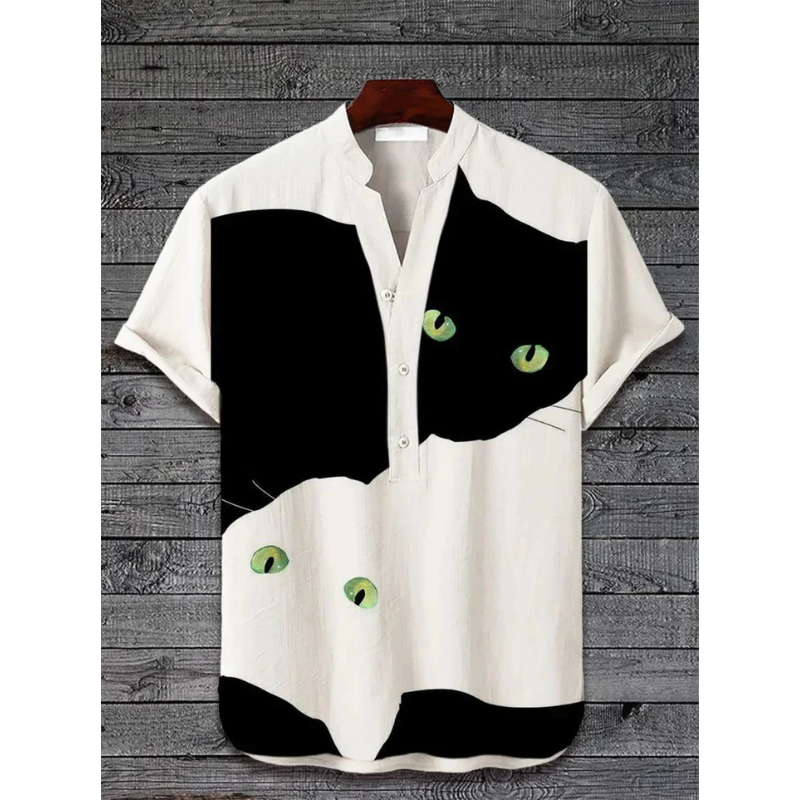 Casual Men's Short Sleeve Breathable Graphic Tee