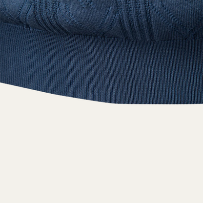 Classic Men's Crew Neck Knit Polo Sweater
