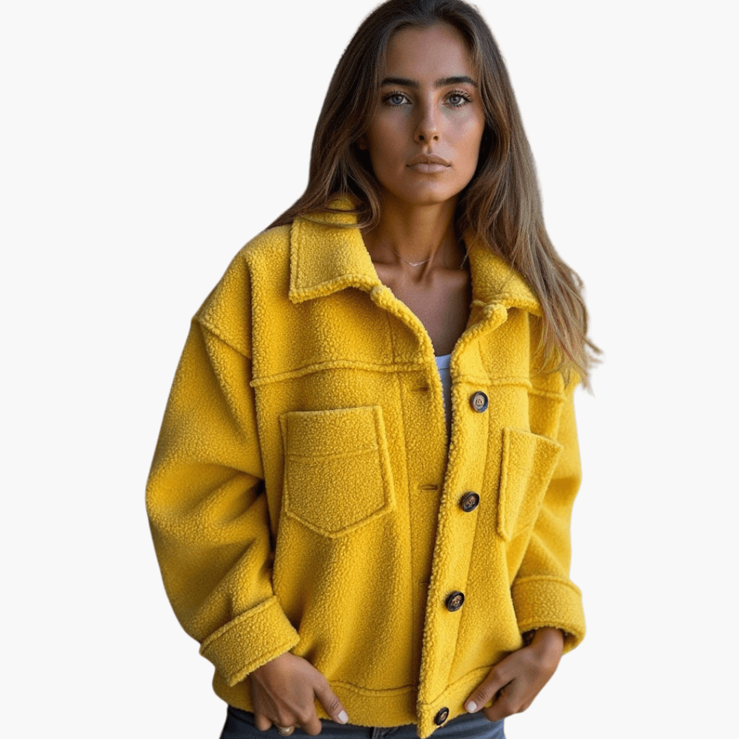 Soft Women's Button Fleece Coat