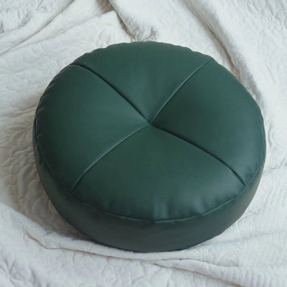 Soft Leather Japanese Inspired Pillow