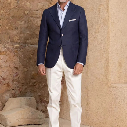 Classic Men's 2 Piece Navy Suit
