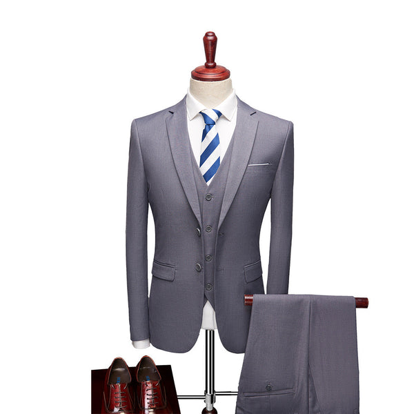 Stylish 3 Piece Slim Fit Suit for Men